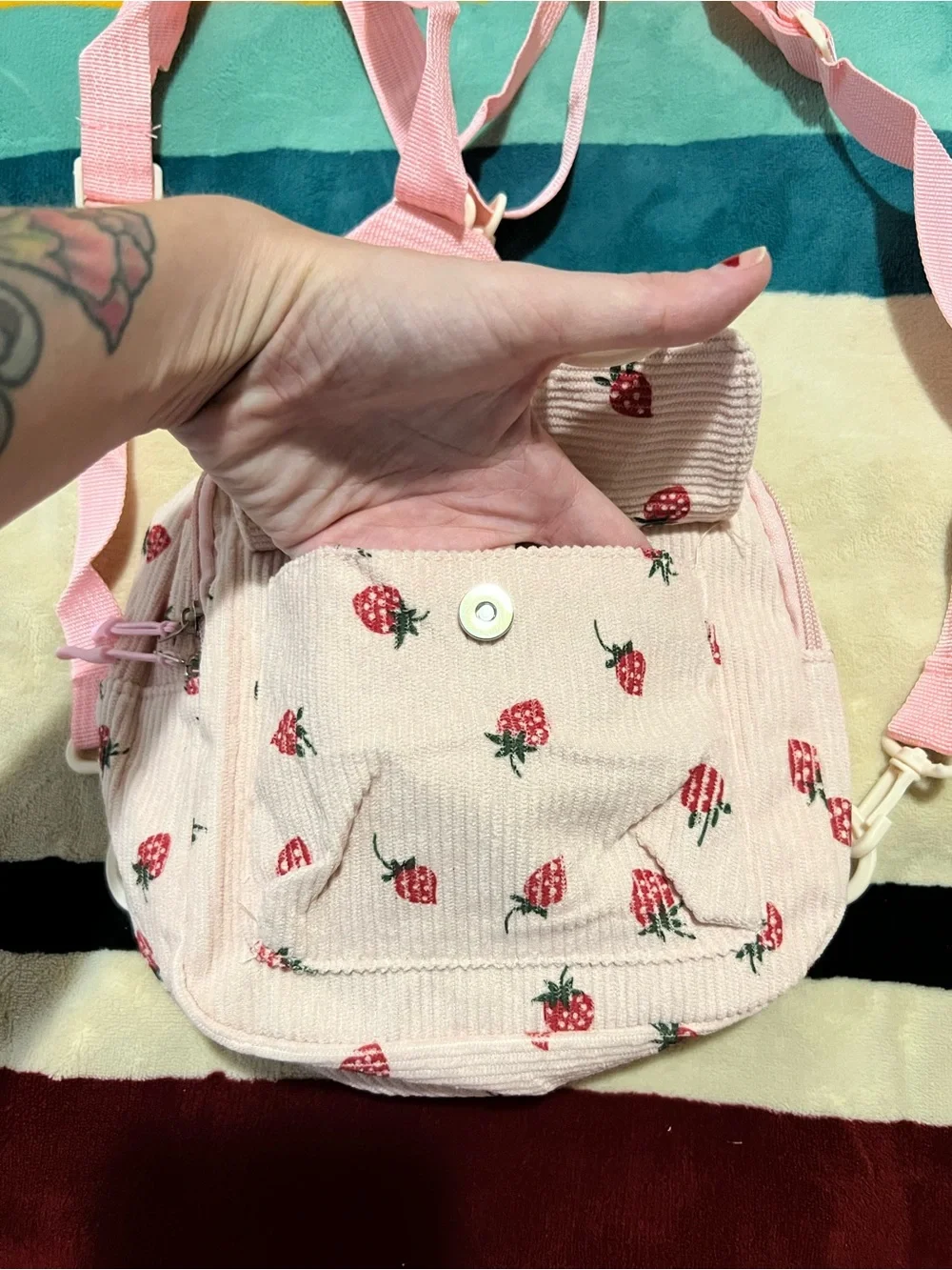 Strawberry Mini Backpack 🍓NWOT 🍓